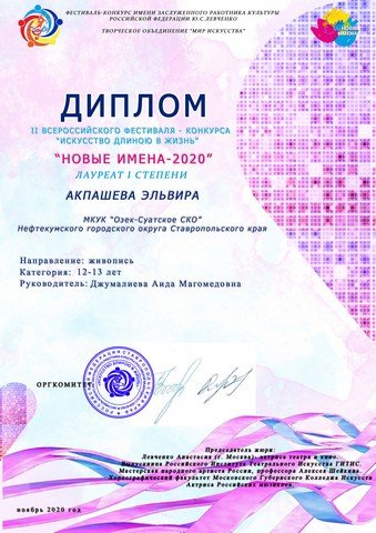 Наши достижение за 2020